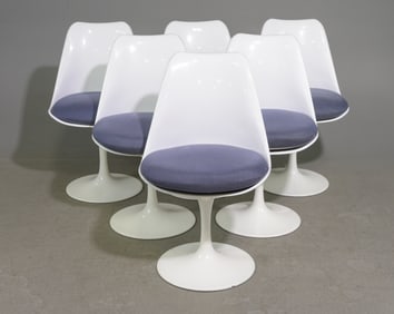 Saarinen Style Set of 6 Tulip Chairs
