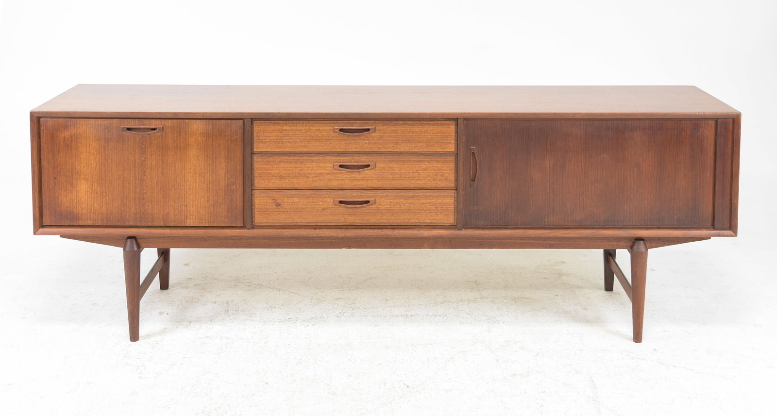 Danish Mid Century Modern Tambour Door Sideboard (1 of 9)