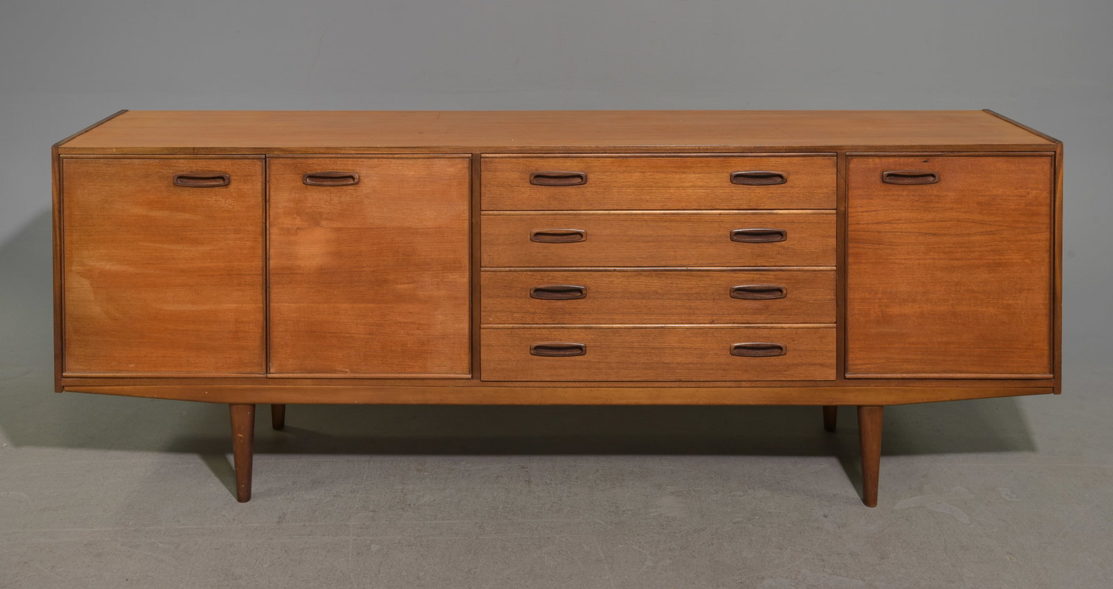 Mid Century Modern Sideboard - Greaves & Thomas: Danish Modern Style Sideboard by Greaves & Thomas - 31 in tall x 83.5 x 17.5