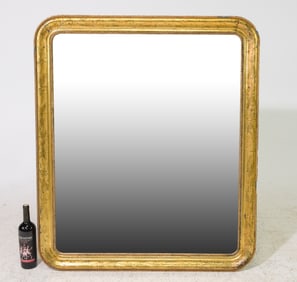 Louis Philippe Style Gold Framed Mirror