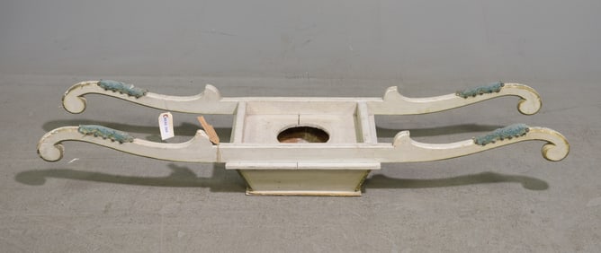 Antique Painted Religious Relic Carrier