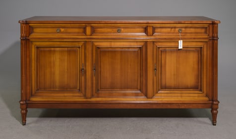 Louis XVI Style Cherry Sideboard / Enfilade