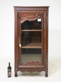Louis XV Style Oak Vitrine / Petite Bonnetiere