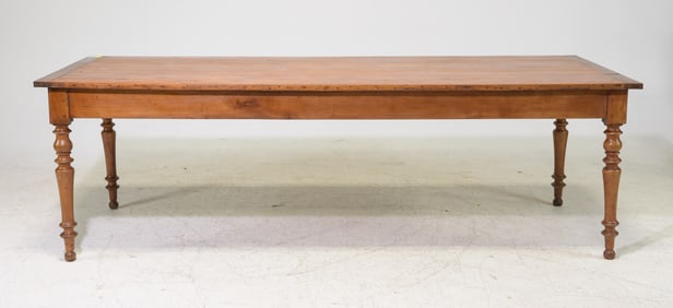 French Rustic Pine & Cherry Farmhouse Table
