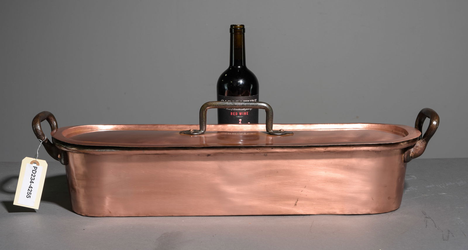 French Polished Copper Fish Kettle / Steamer (1 of 2)