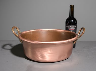 French Polished Copper Jam Pan / Basin