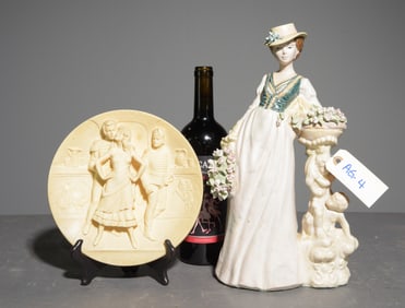 Spanish Nadal Figure & Italian "Carmen" Plaque