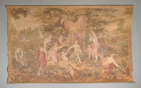 French Classical Needlepoint Tapestry