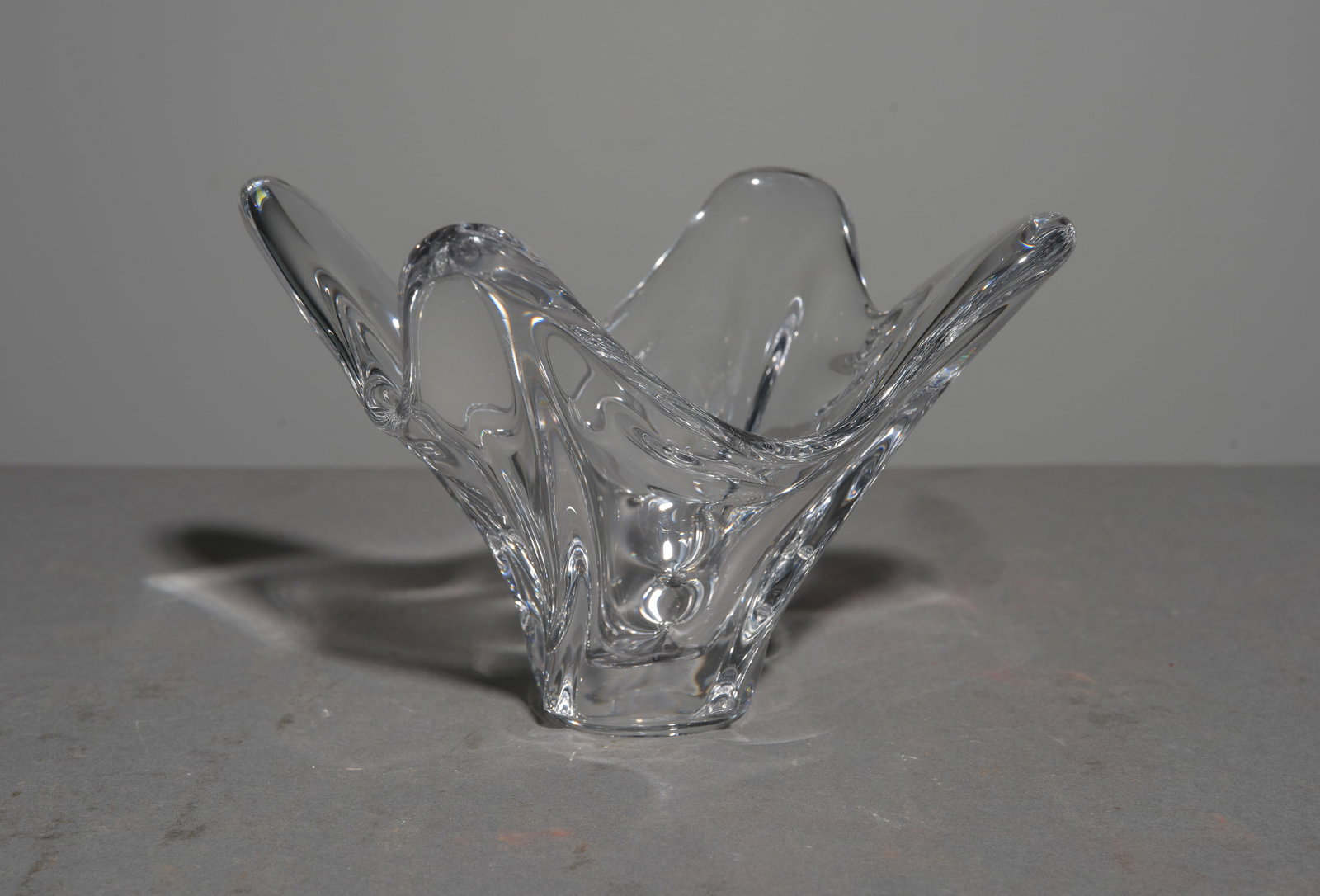 Italian Clear Art Glass Candy Dish / Bowl - Signed (1 of 4)