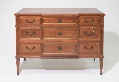 Louis XVI Style Three Drawer Chest