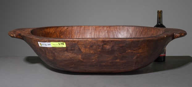 European Waxed Dough Bowl #1