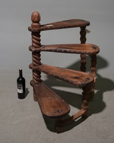 French Pine Library Steps / Stool