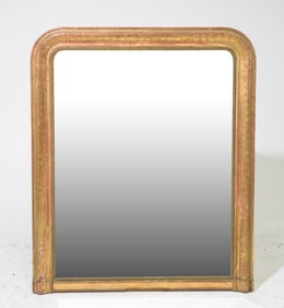 Louis Philippe Style Gold Framed Mirror