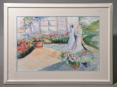 Moshe Leider "Two Ladies on a Russian Terrace"