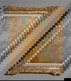 A. Missant Framed Acrylic on Board - Mother & Child