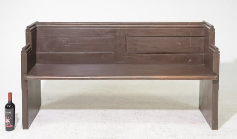 British Pine Painted Church Pew / Bench #2