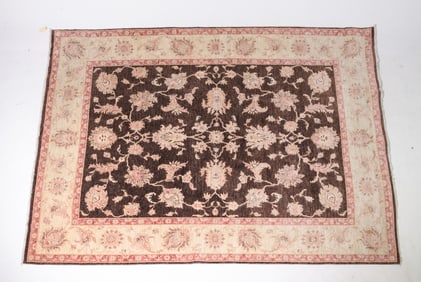 100 Percent Wool Pile Hand Knotted Rug - 10' x 7'9