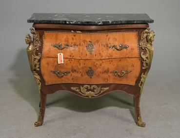 Empire Style Bronze Mounted Marble Top Chest #2