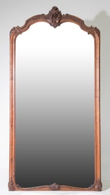 Louis XV Style Monumental Framed Beveled Mirror