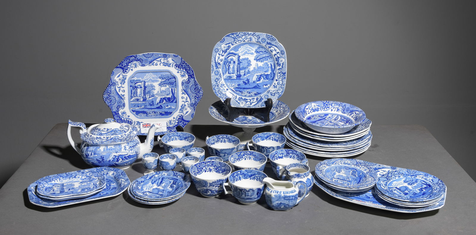 55pcs Assorted Blue & White China (1 of 7)