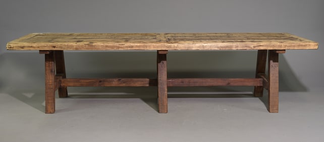 Monumental Rustic Farmhouse Table