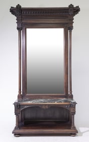 Renaissance Style Monumental Pier Mirror