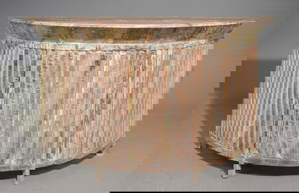 Large Curved Front Home Bar