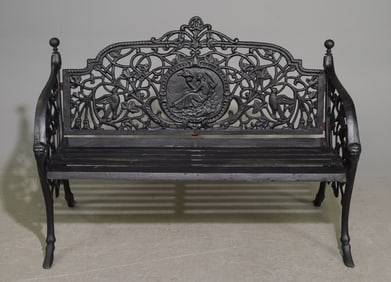 Cast Iron Garden / Park Bench #2