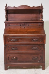 American Black Walnut Drop Front Desk / Bureau