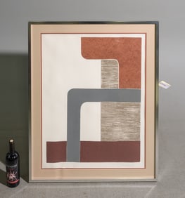 A. Blanchard Signed Art "Window" / "Block" Art