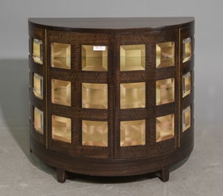 John Richard Demilune Illuminated Cocktail Cabinet