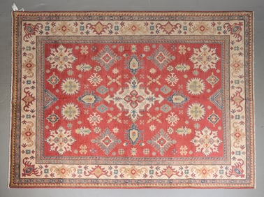 Hand Knotted Kazak Rug - 10'1 x 8'