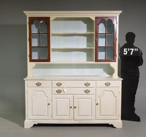 American Statton Painted Cupboard
