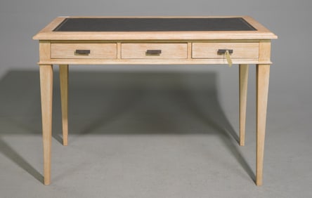 Painted Three Drawer Writing Table / Desk #1
