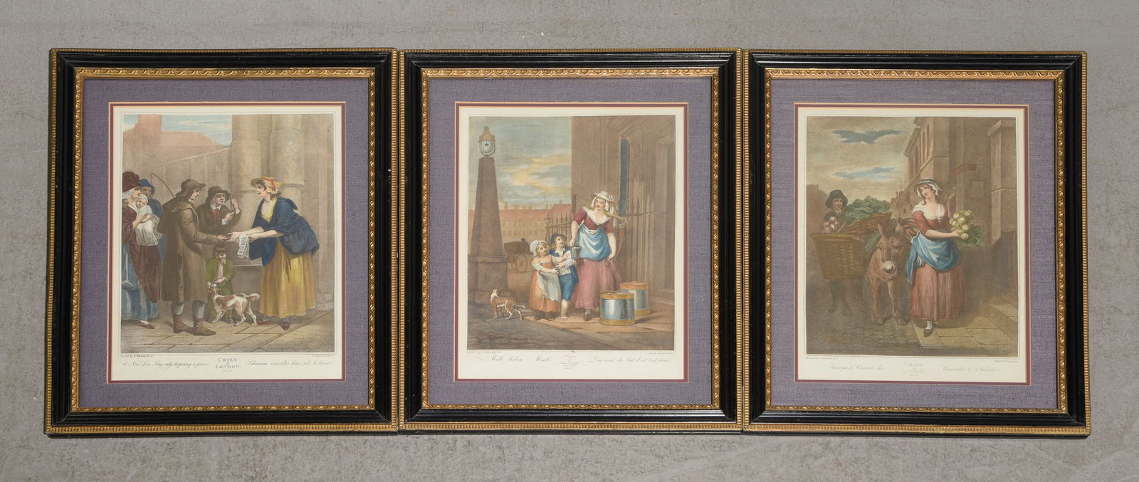 Three Assorted Framed Etchings (1 of 7)