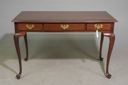 English Style Mahogany Writing Table / Desk by Councill