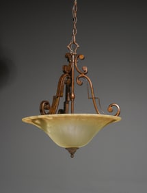 Three Light Oil Rubbed Bronze Finished Chandelier