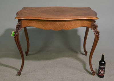 Louis XV Style Walnut Entry / Writing Table