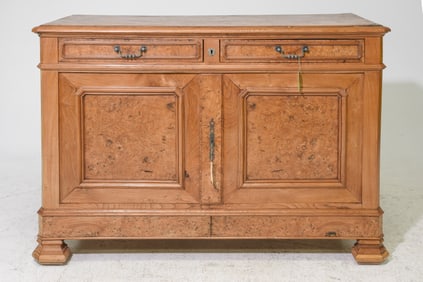 French Burled Elm Buffet / Sideboard