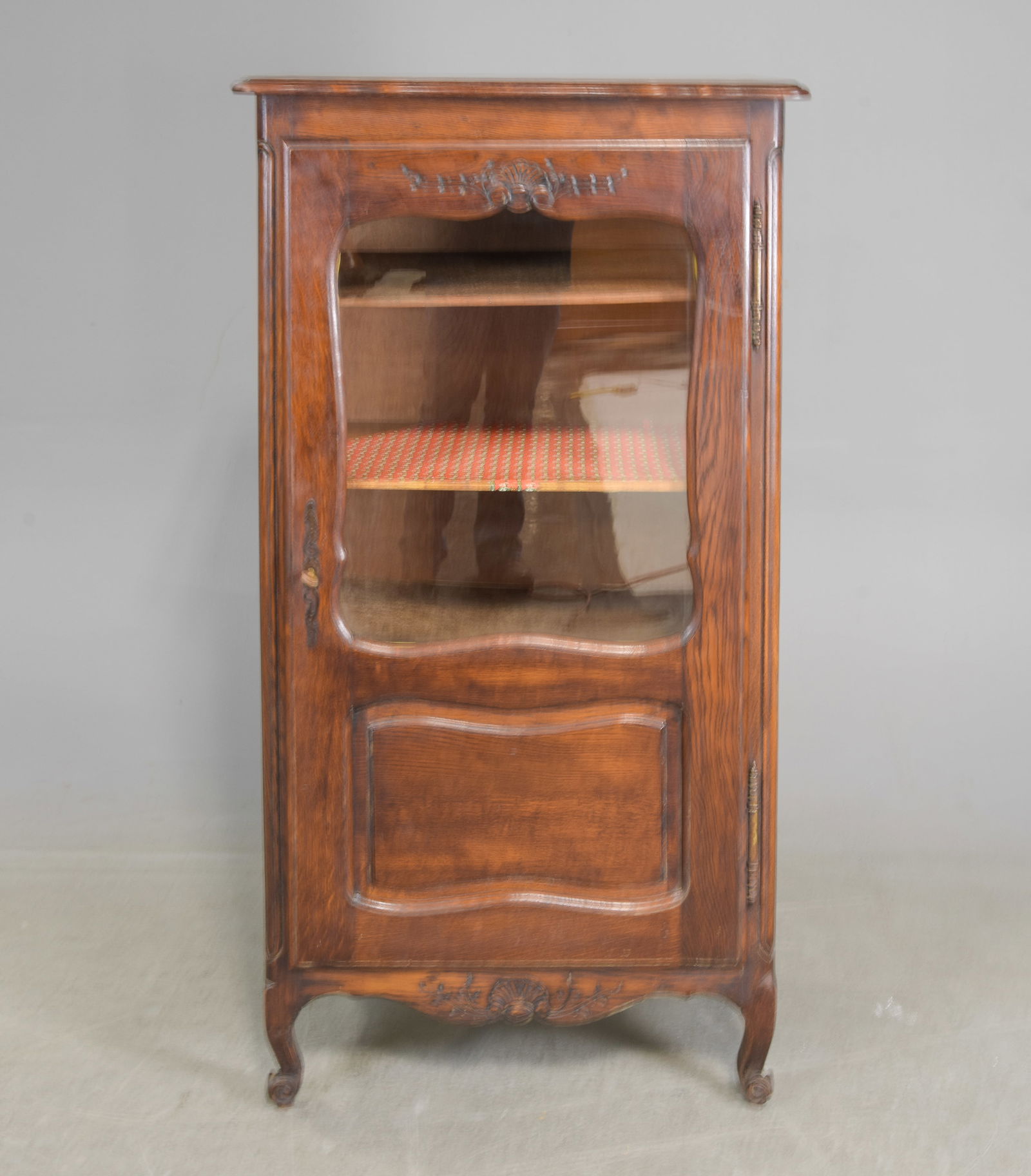 Louis XV Style Oak Vitrine / Cupboard (1 of 6)