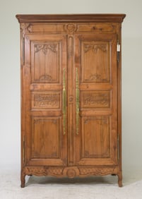 French Louis XV Style Double Door Armoire