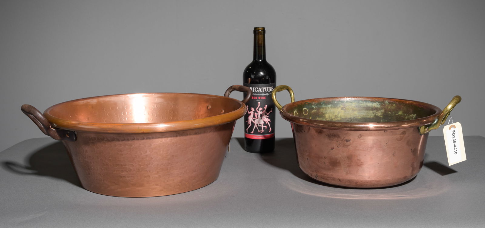 2 French Copper Jam Pans / Basins (1 of 5)