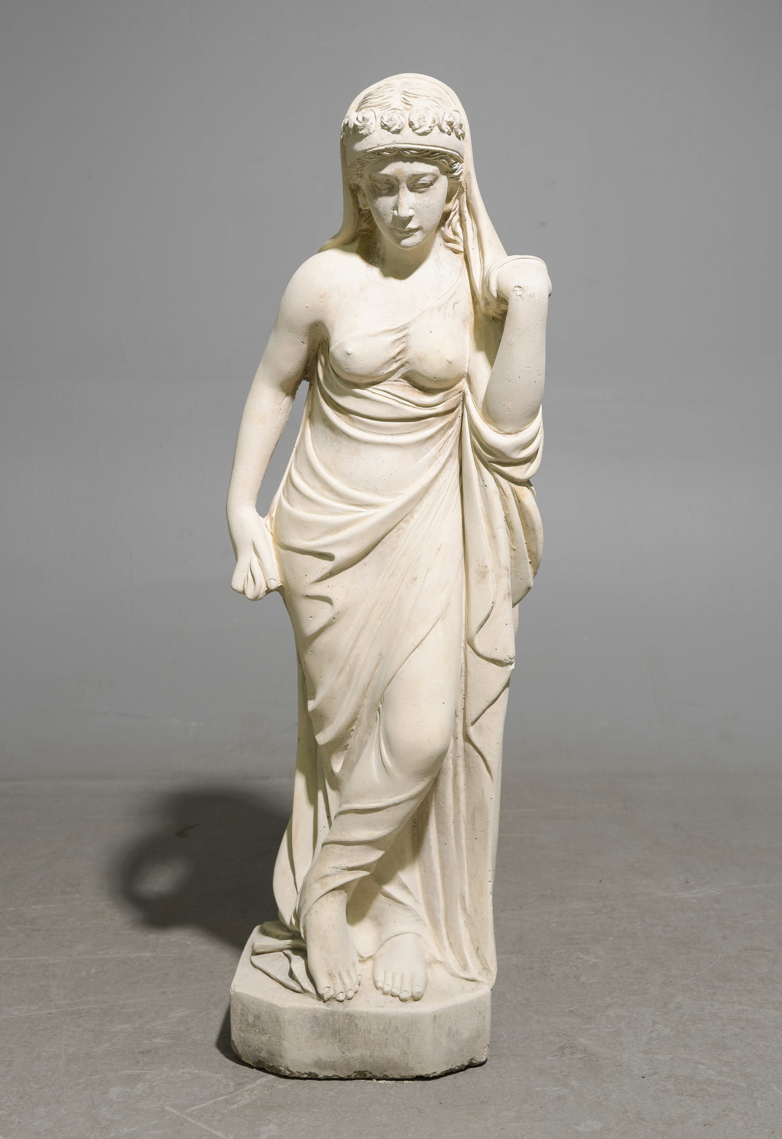 Neo-Classical Greek Style Cast Stone Figure #1 (1 of 6)
