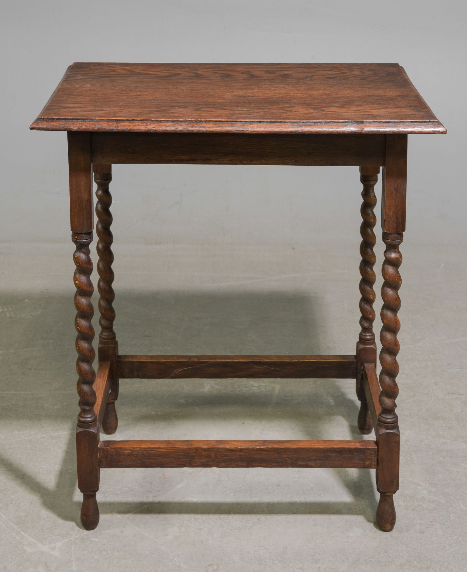 British Oak Barley Twist Occasional Table #4 (1 of 3)