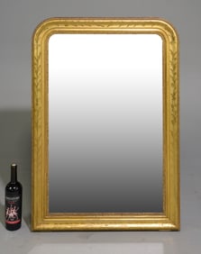 Louis Philippe Style Gold Framed Mirror #2
