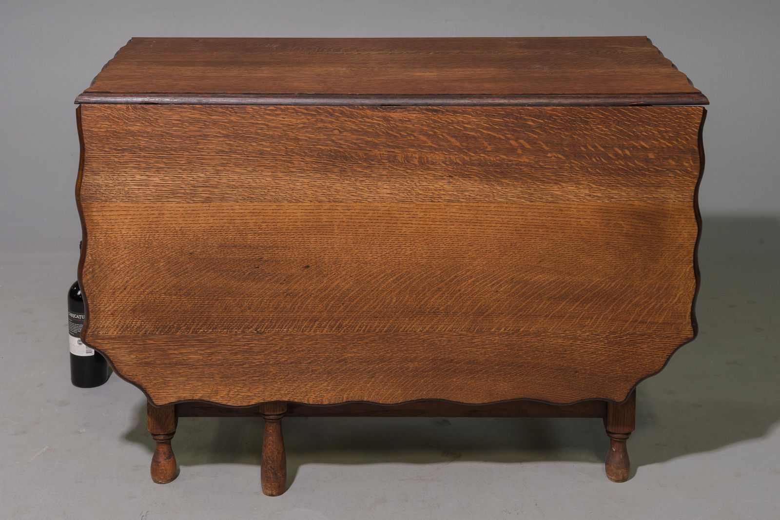 British Large Oak Barley Twist Drop Leaf Table (1 of 4)