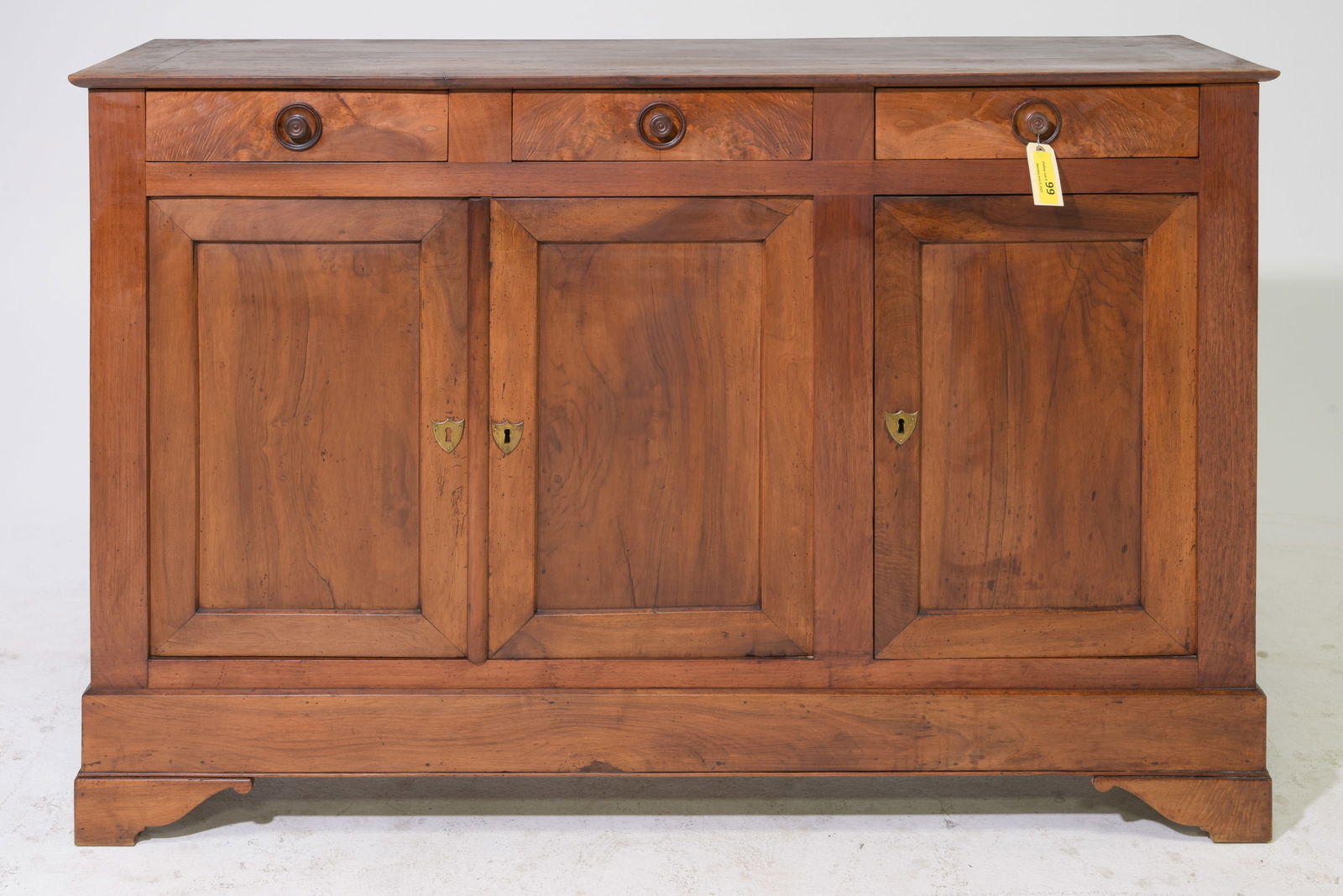 French Narrow Three Door Sideboard / Enfilade (1 of 8)