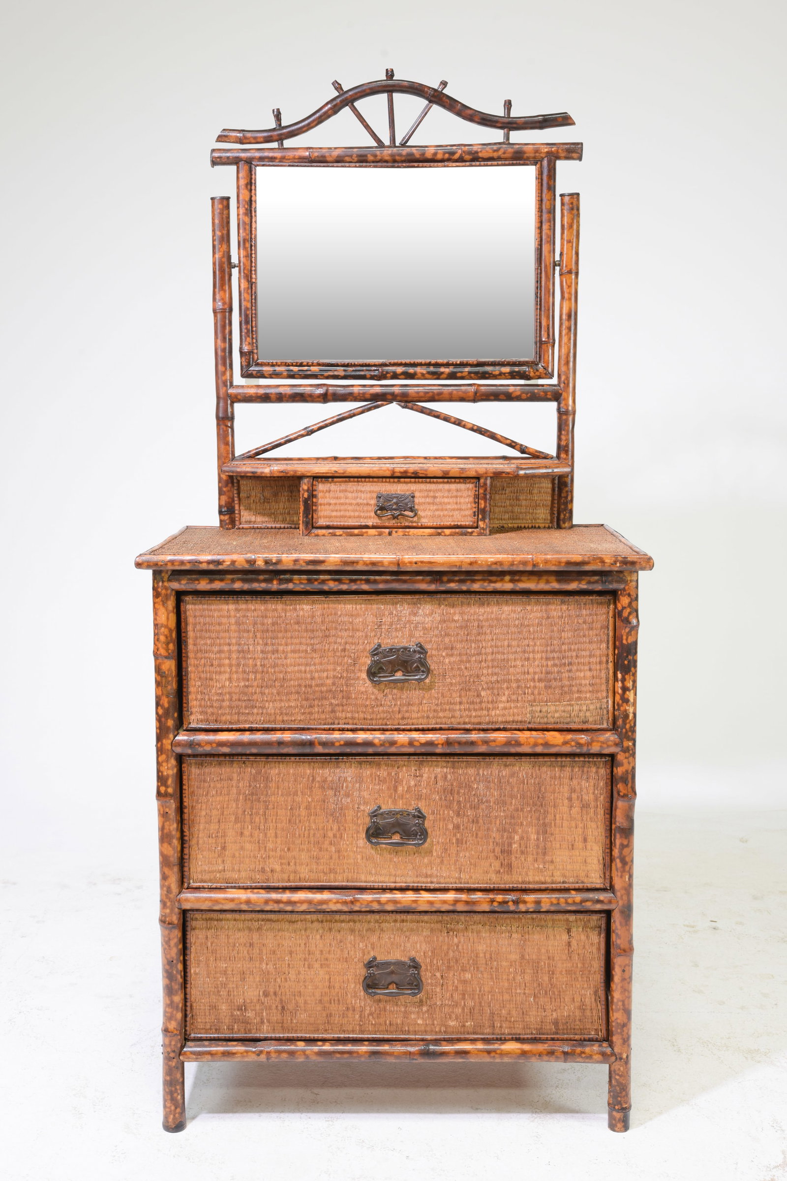 Bamboo & Ratan Dressing Chest: Bamboo & Ratan Dressing Chest - 66.5 in tall x 30 x 18