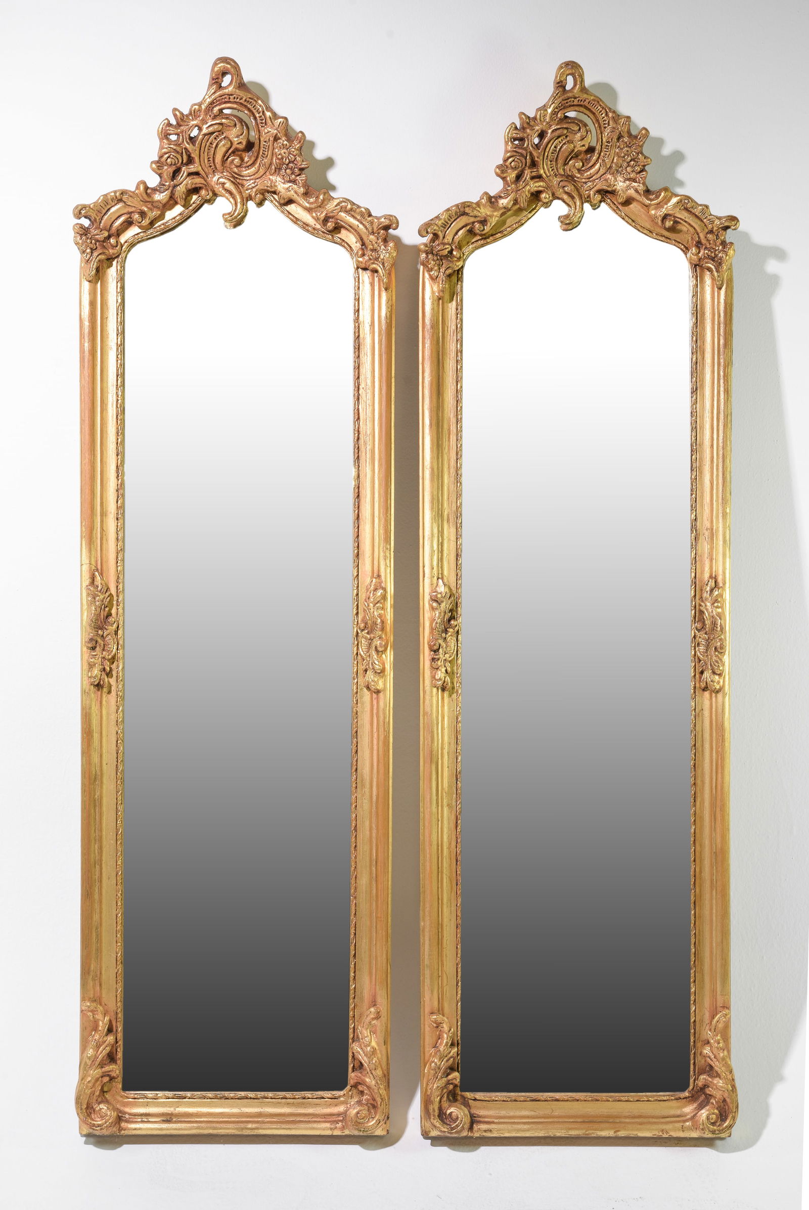 2 French Style Gold Framed Beveled Mirrors (1 of 5)