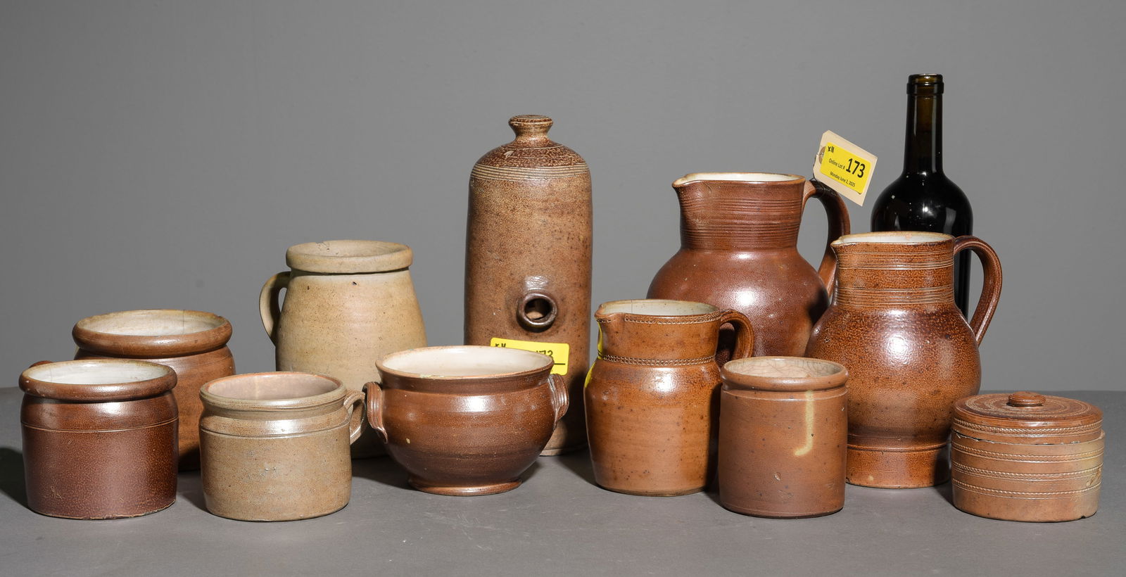 11 French Assorted Pottery Crocks / Pitchers (1 of 10)